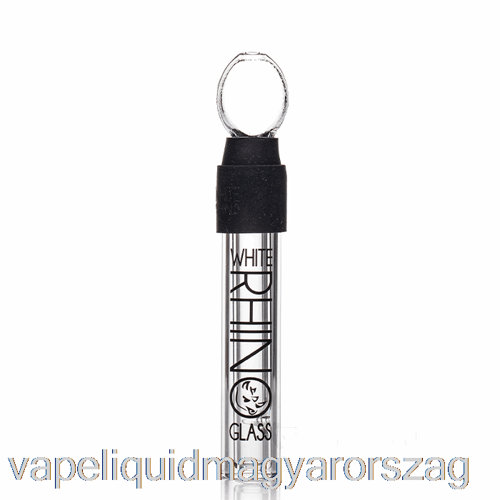 Fehér Orrszarvú üveg Tompa Csúszka átlátszó Vape E Cigi